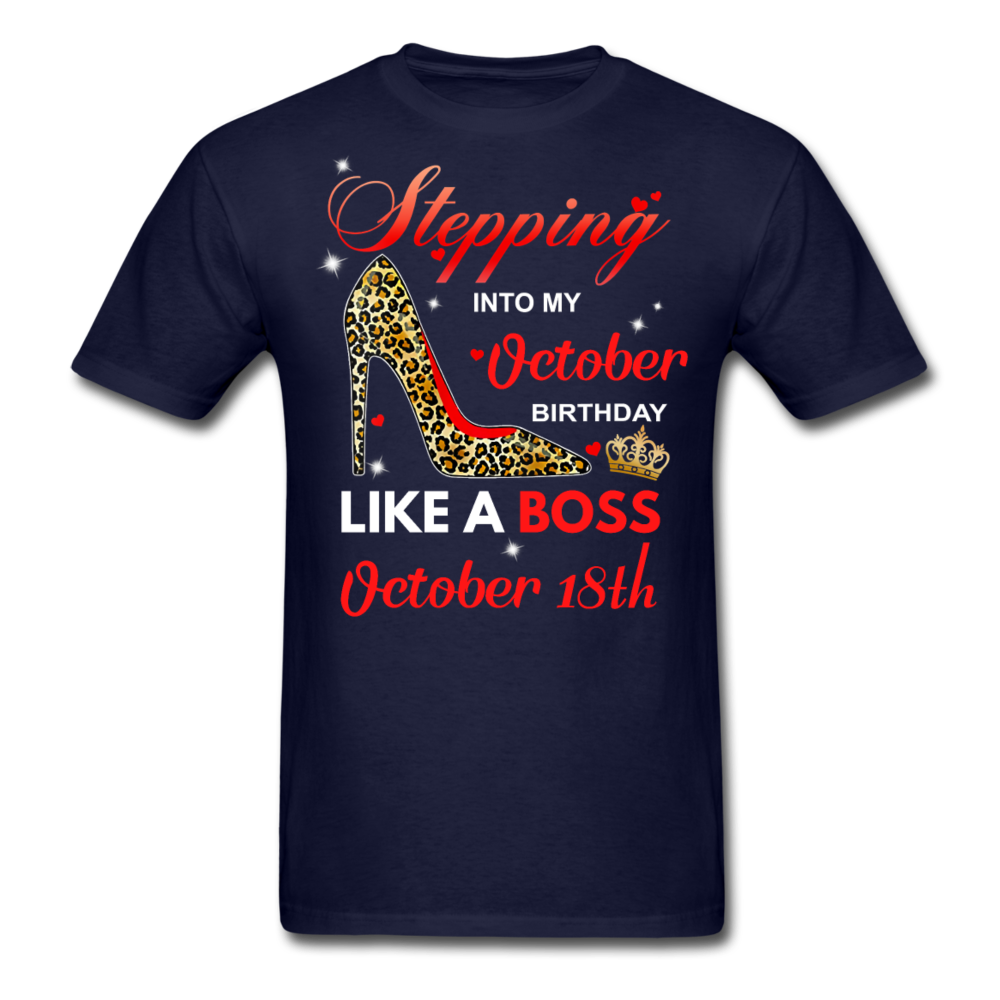 BOSS 18TH OCTOBER UNISEX SHIRT - navy