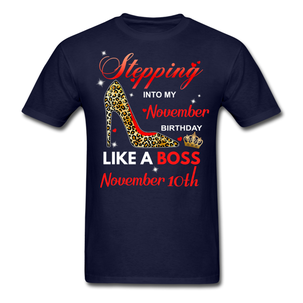 BOSS 10TH NOVEMBER UNISEX SHIRT - navy