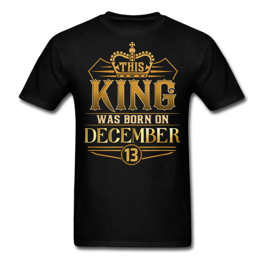 KING 13TH DECEMBER - black