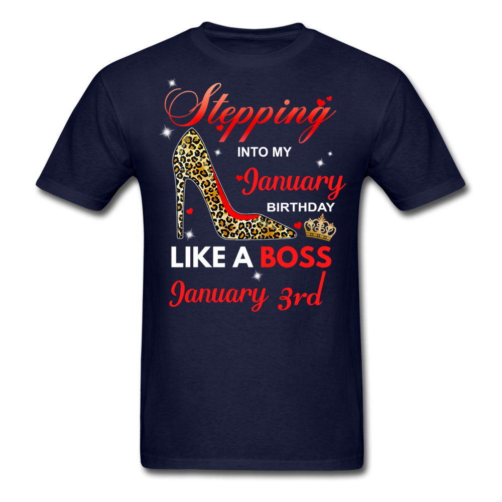 BOSS 3RD JANUARY UNISEX SHIRT - navy