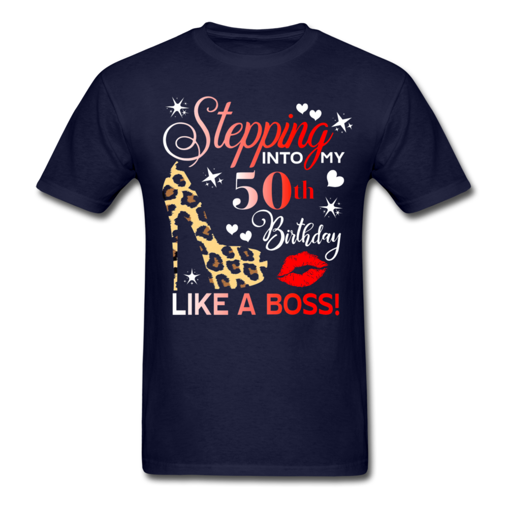 50TH BOSS UNISEX SHIRT - navy
