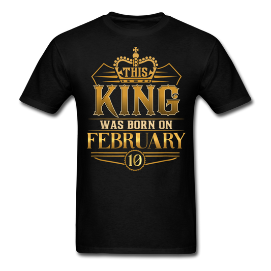 KING 10TH FEBRUARY SHIRT - black