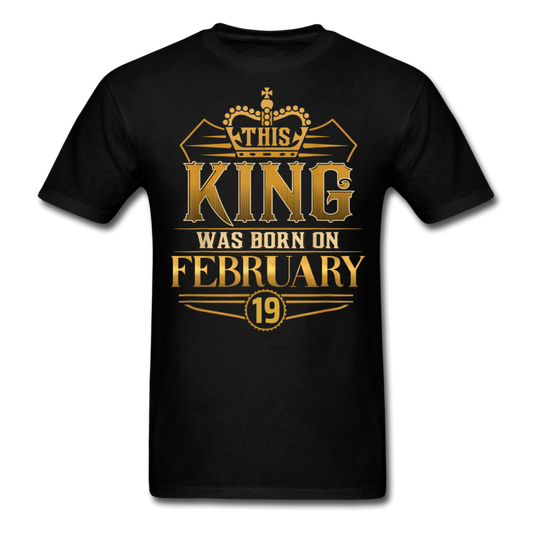KING 19TH FEBRUARY SHIRT - black
