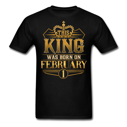KING 1ST FEBRUARY SHIRT - black