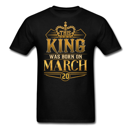 KING 20TH MARCH SHIRT - black