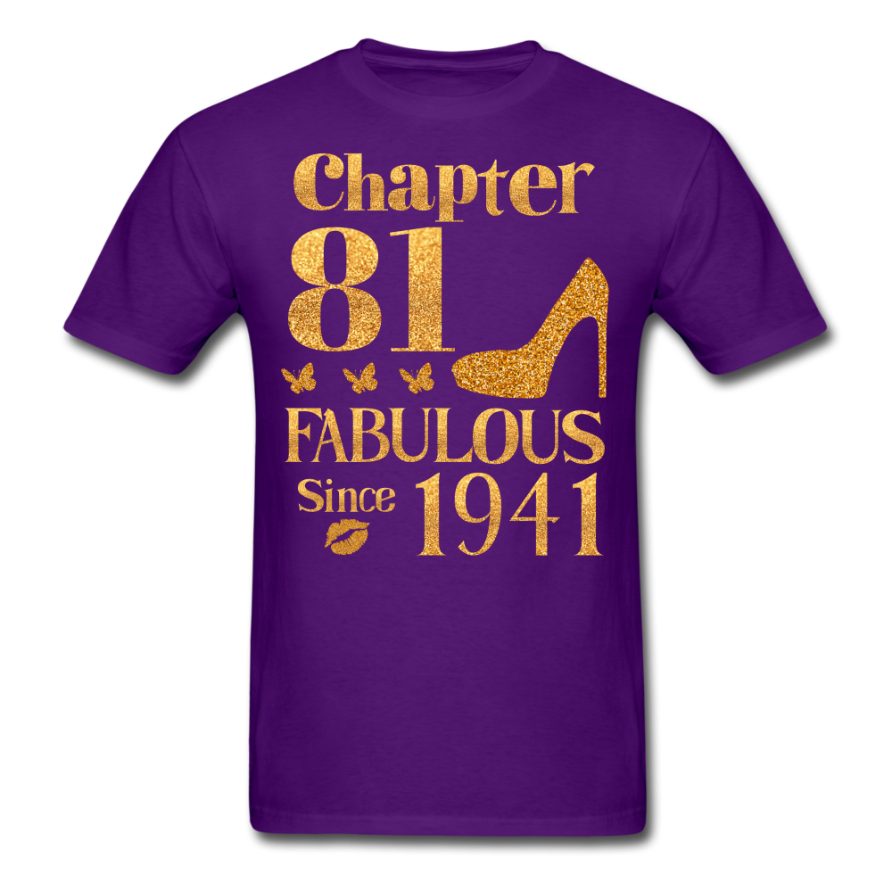 GOLD 81-1941 UNISEX SHIRT - purple