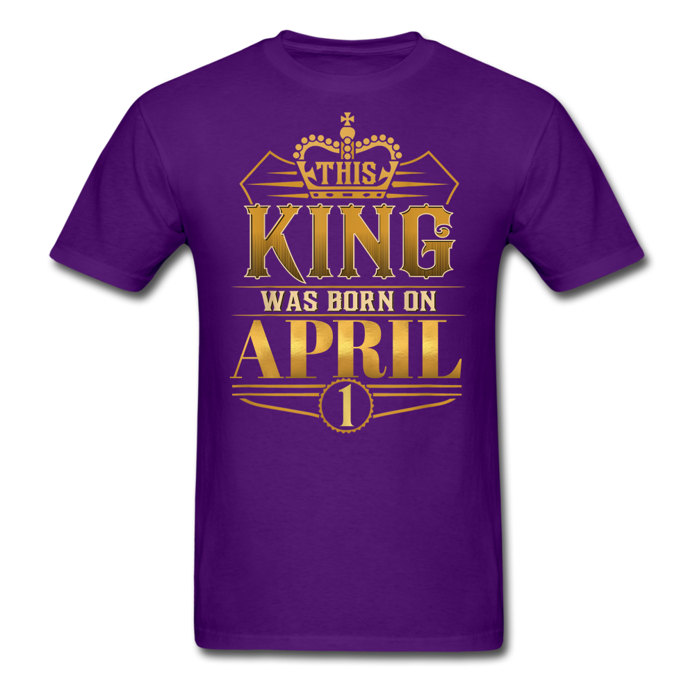 KING 1ST APRIL - purple