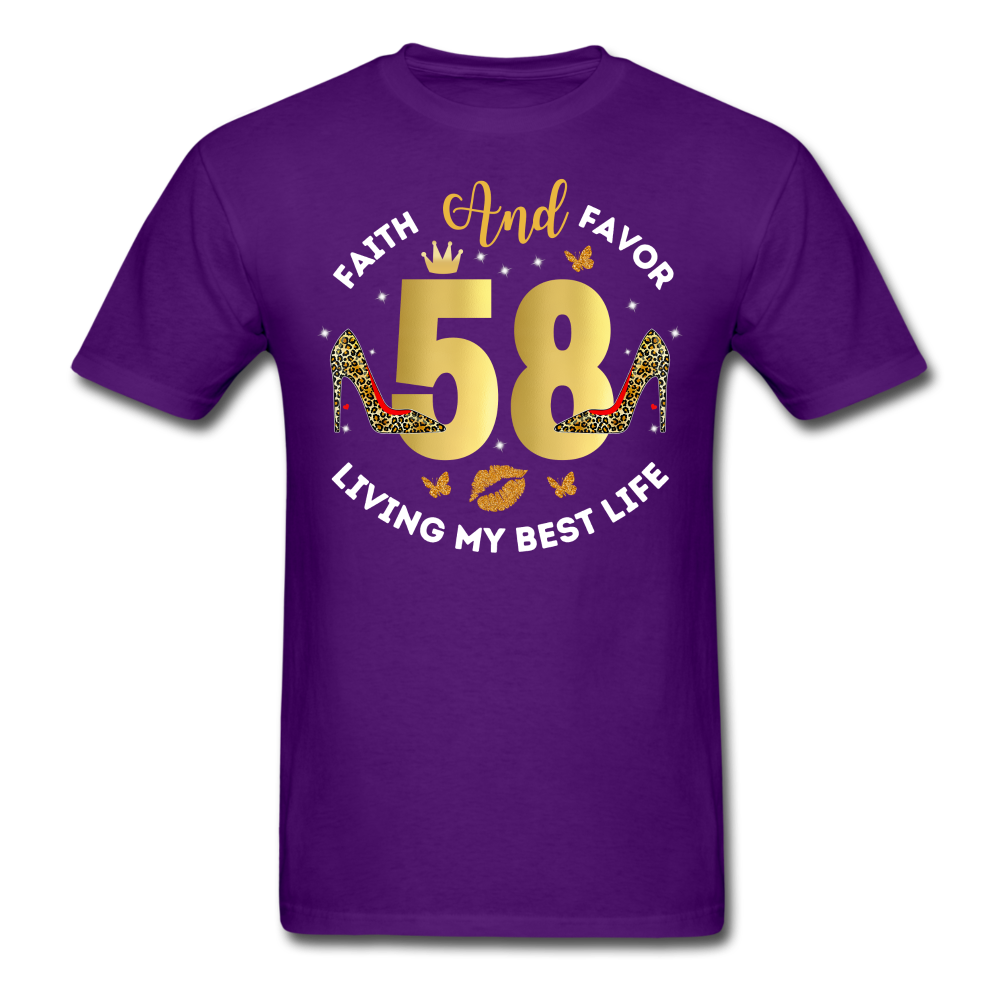 58 FAITH FAVOR UNISEX SHIRT - purple
