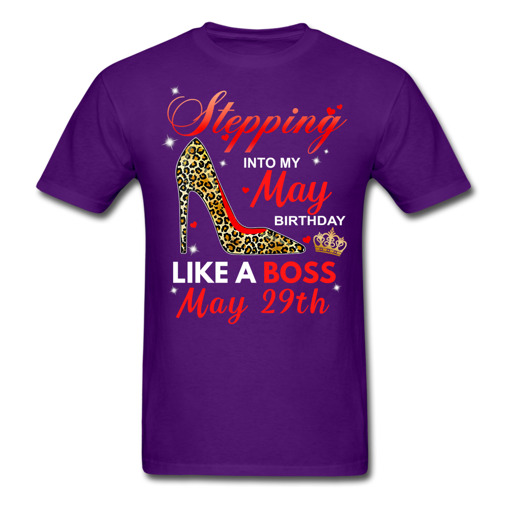 BOSS 29TH MAY UNISEX SHIRT - purple