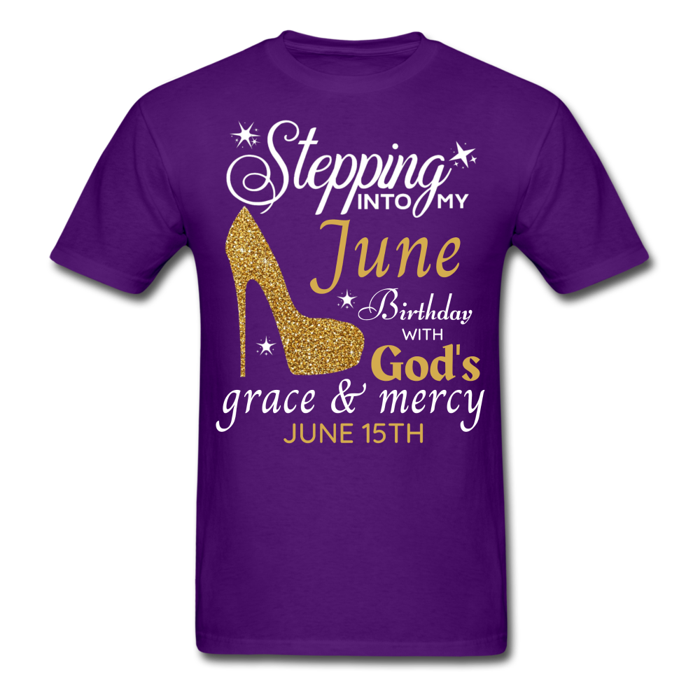 JUNE 15TH GRACE UNISEX SHIRT - purple