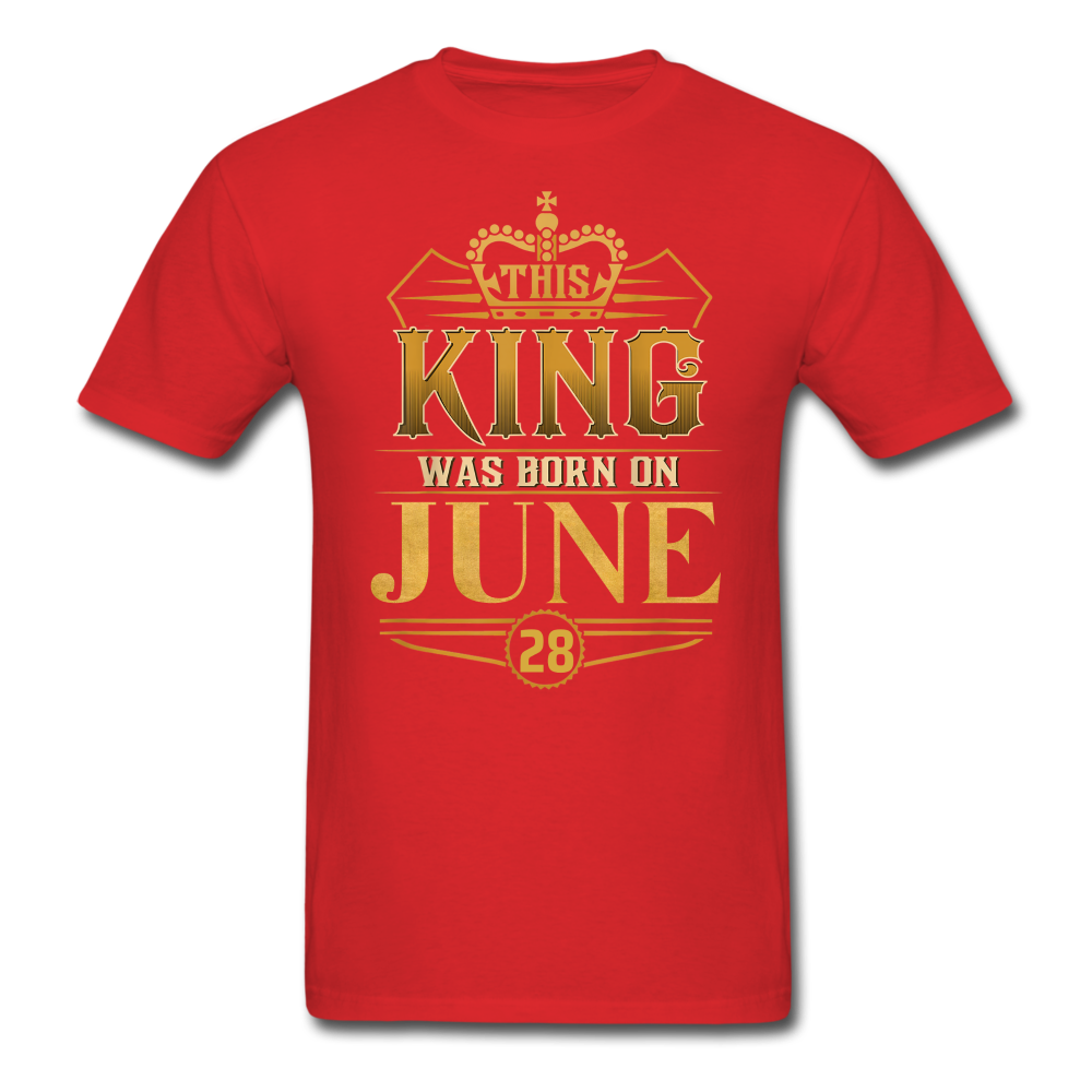 KING 28TH JUNE - red