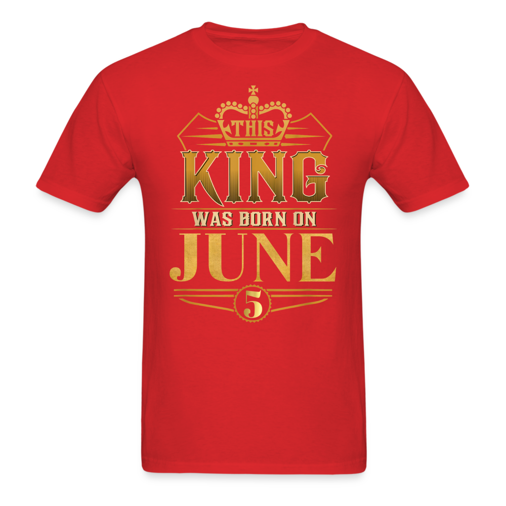 KING 5TH JUNE - red