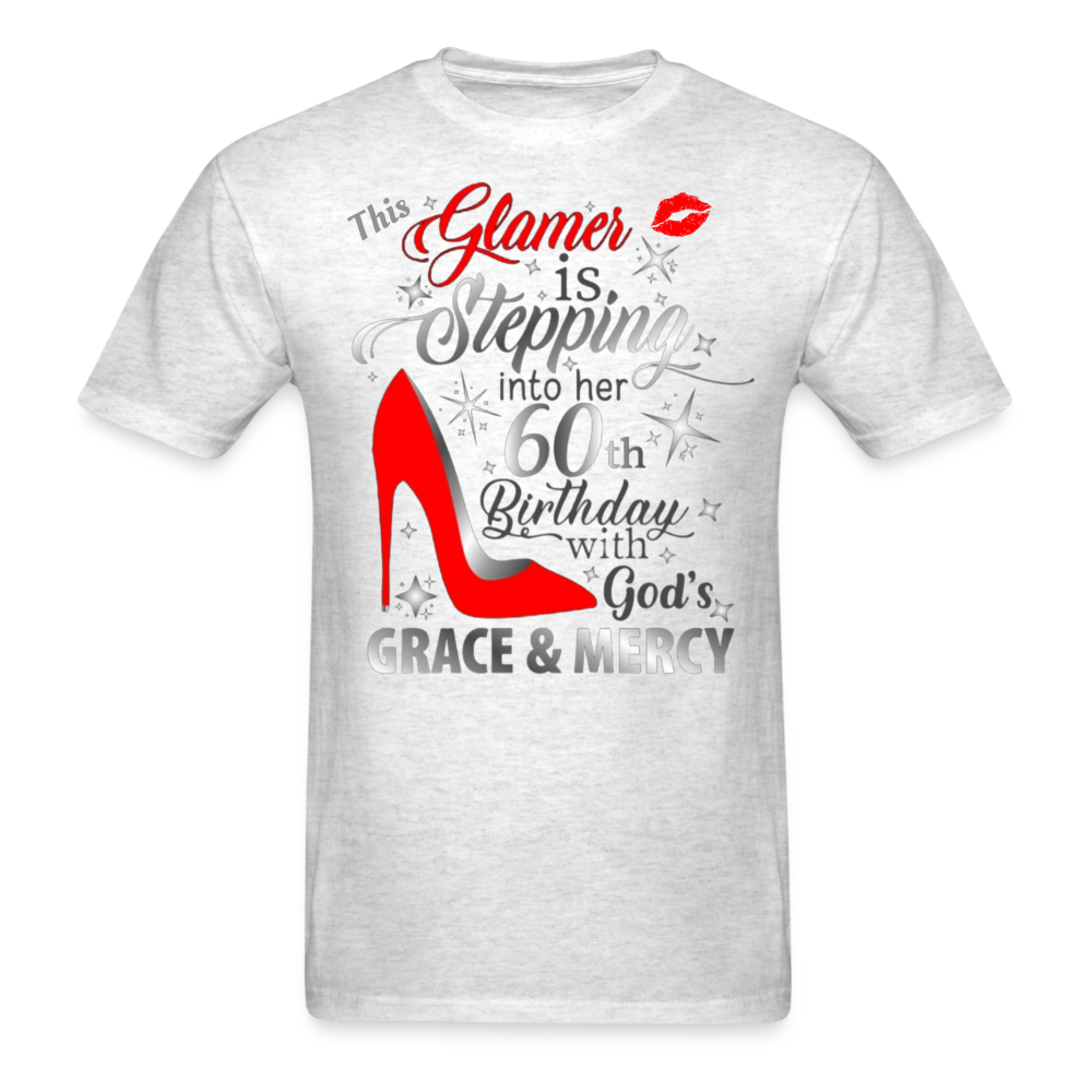 GLAMER 60TH BIRTHDAY UNISEX SHIRT - light heather gray