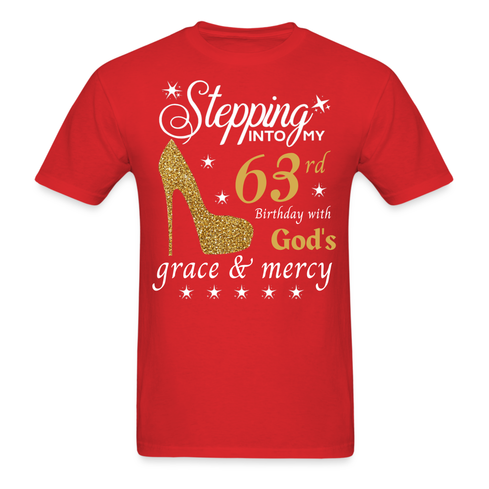 STEP 63 GRACE MERCY UNISEX SHIRT - red