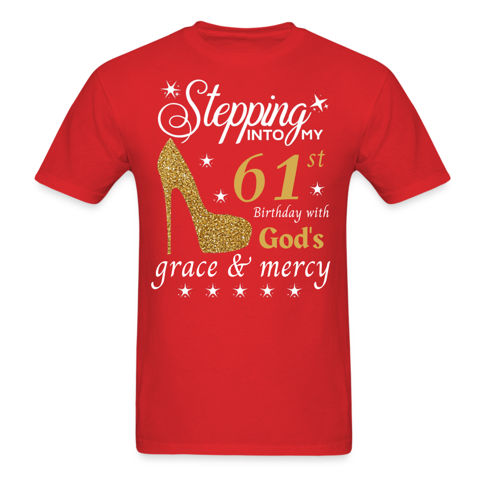 STEP 61 GRACE MERCY UNISEX SHIRT - red