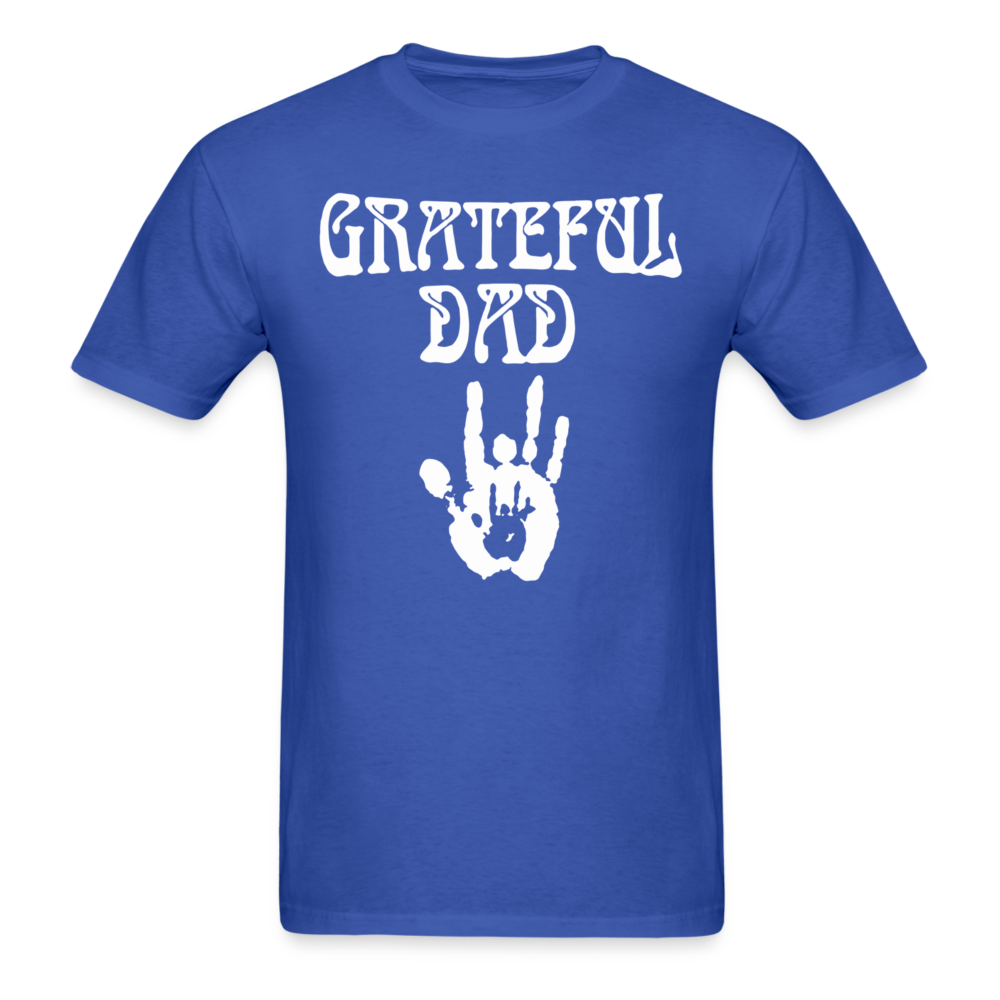 GRATEFUL DAD SHIRT - royal blue