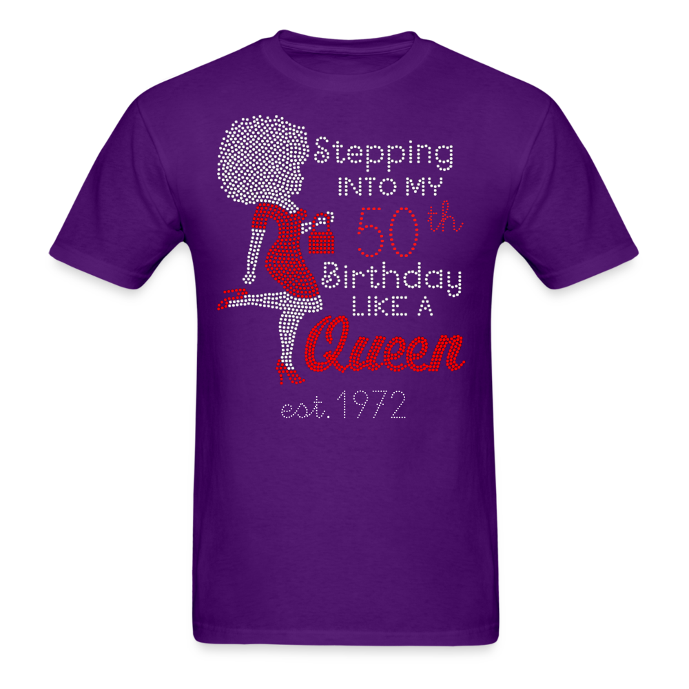 STEP 50 QUEEN UNISEX SHIRT - purple
