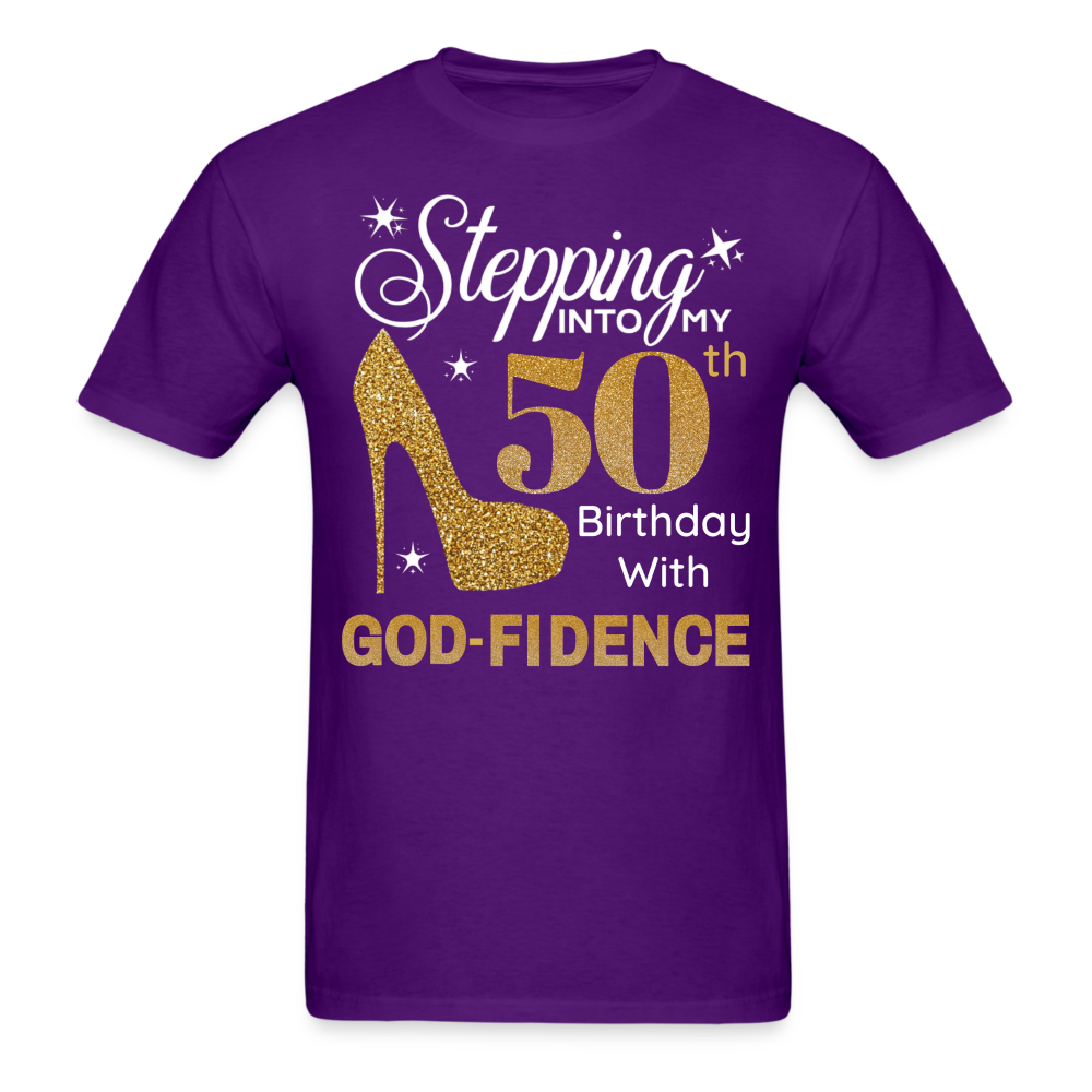 STEP 50 GODFIDENCE SHIRT - purple