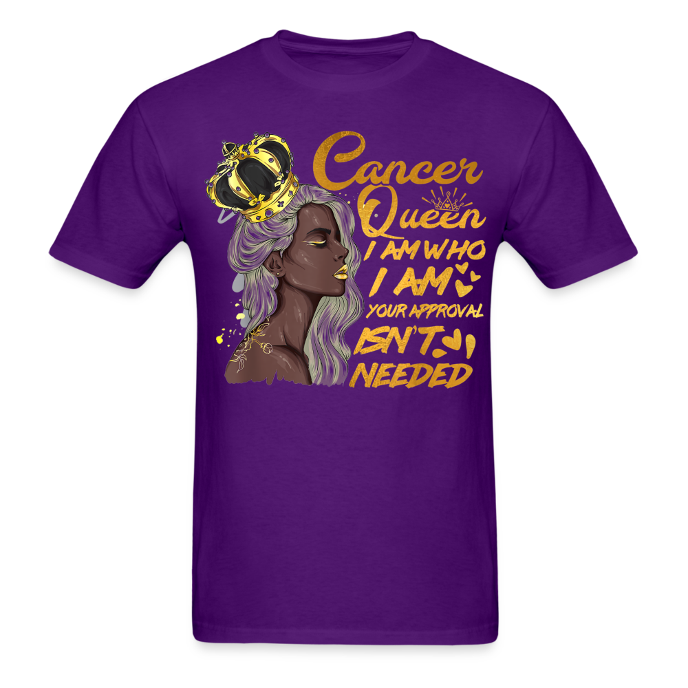 I AM CANCER QUEEN UNISEX SHIRT - purple