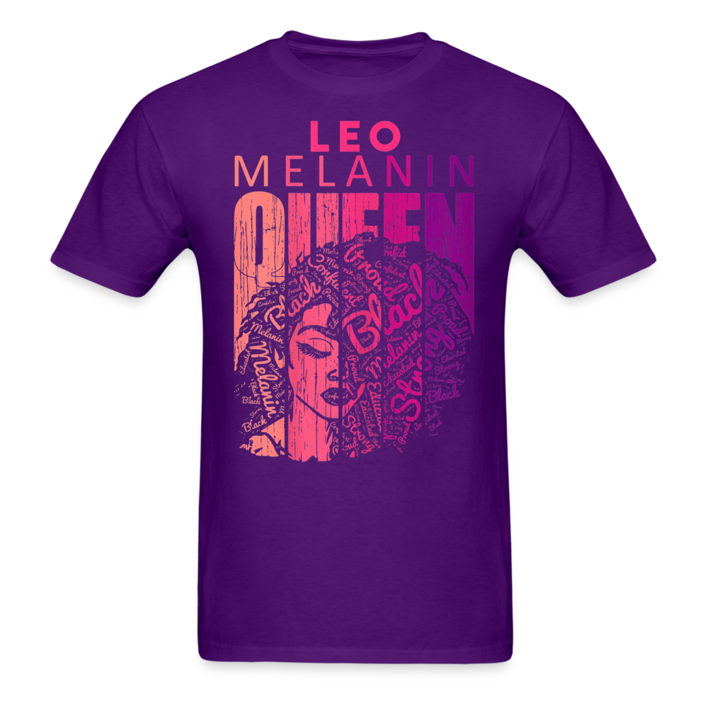 LEO MELANIN UNISEX SHIRT - purple