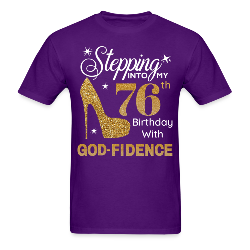 76 GODFIDENCE SHIRT - purple