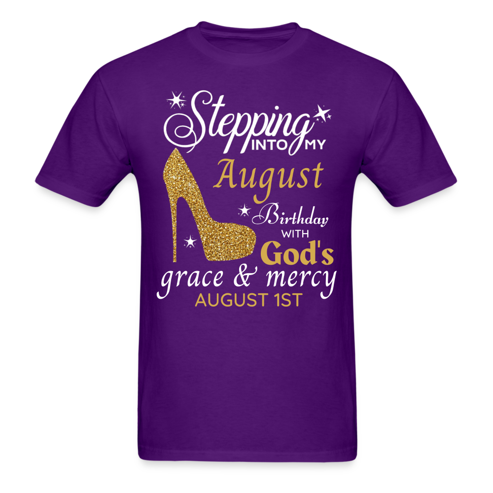 AUGUST 1ST GRACE UNISEX SHIRT - purple