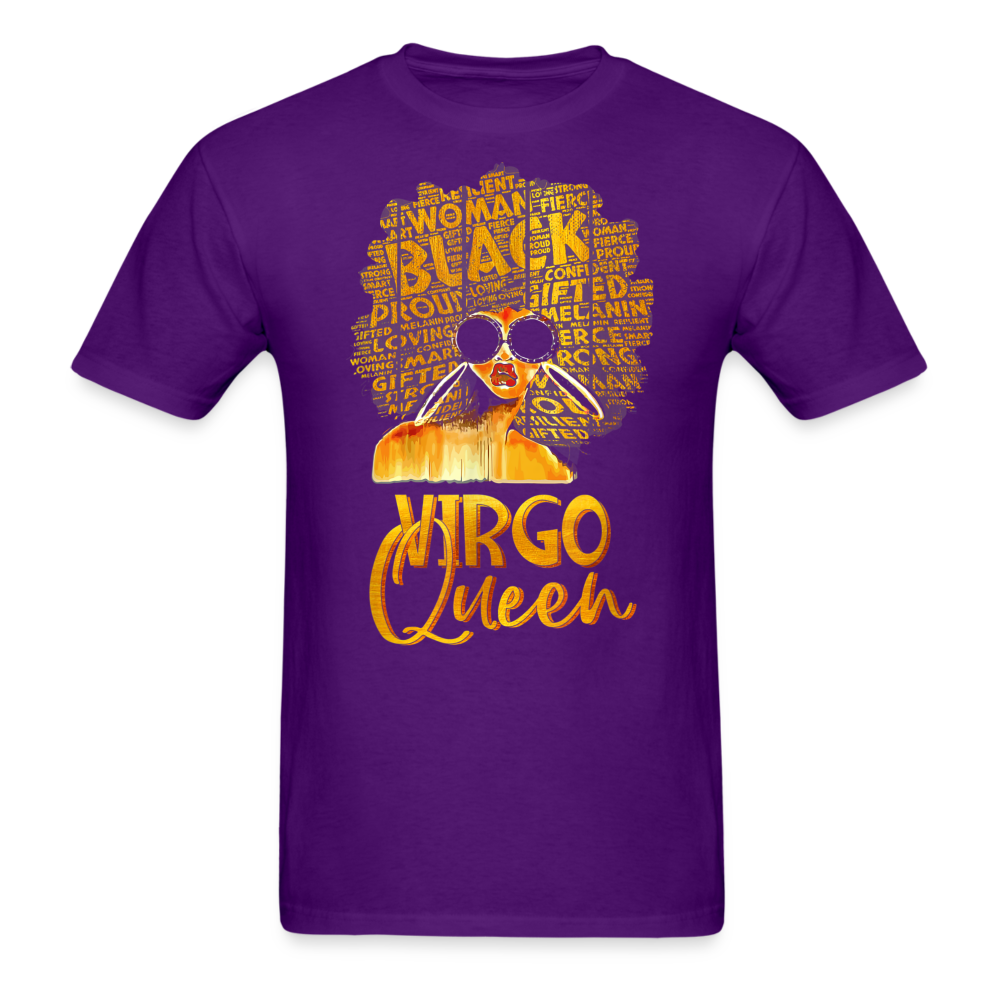 VIRGO GOLD HAIR UNISEX SHIRT - purple