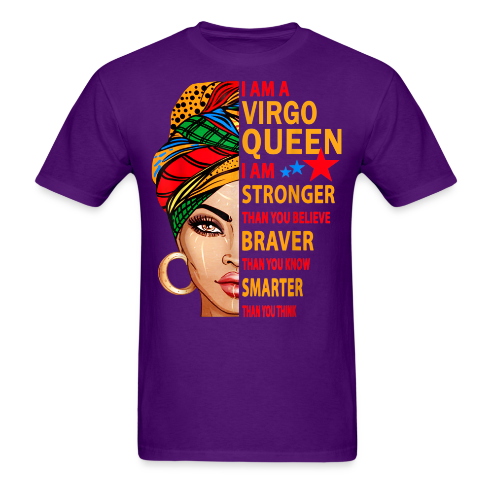 VIRGO QUEEN STRONG UNISEX SHIRT - purple