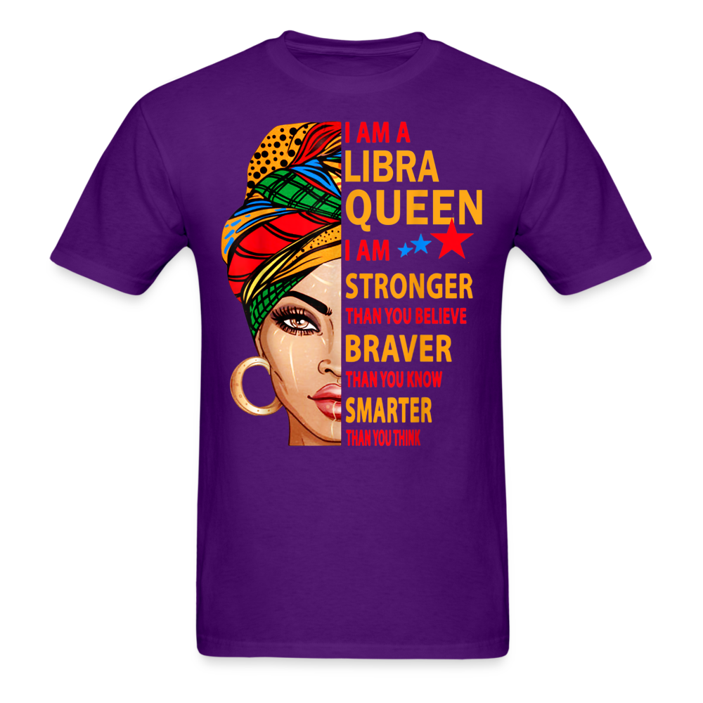 LIBRA QUEEN STRONG UNISEX SHIRT - purple