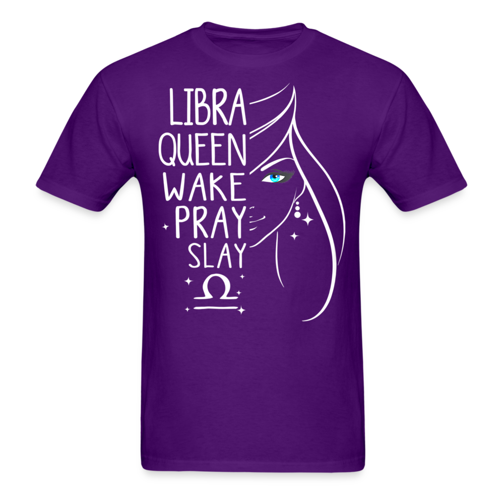 LIBRA SLAY QUEEN UNISEX SHIRT - purple