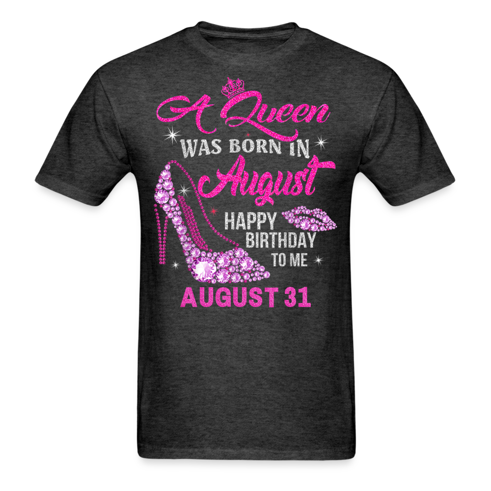 31ST AUGUST QUEEN SHARON UNISEX SHIRT - heather black