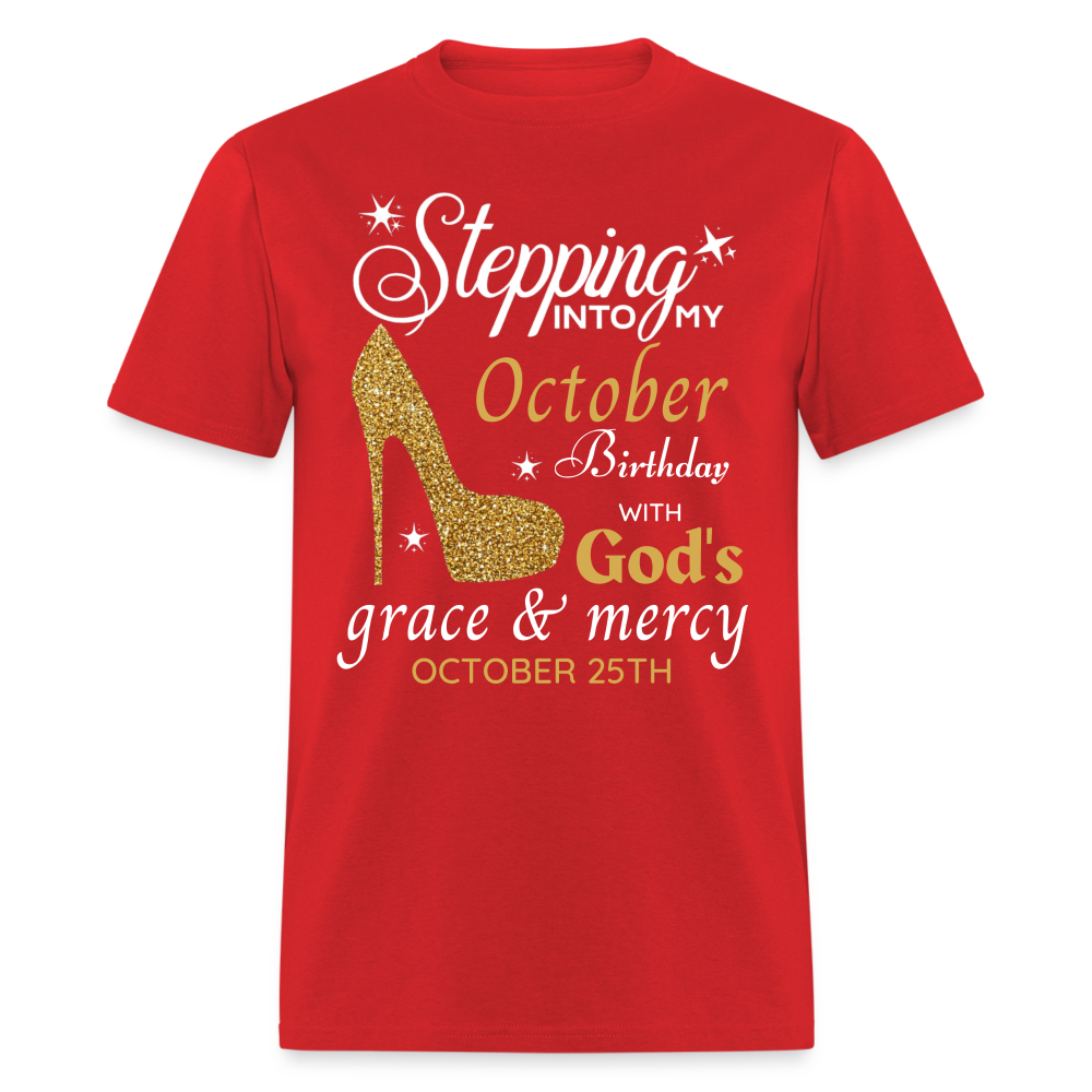 OCTOBER 25TH GRACE UNISEX SHIRT - red