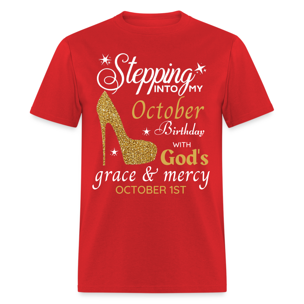 OCTOBER 1ST GRACE UNISEX SHIRT - red