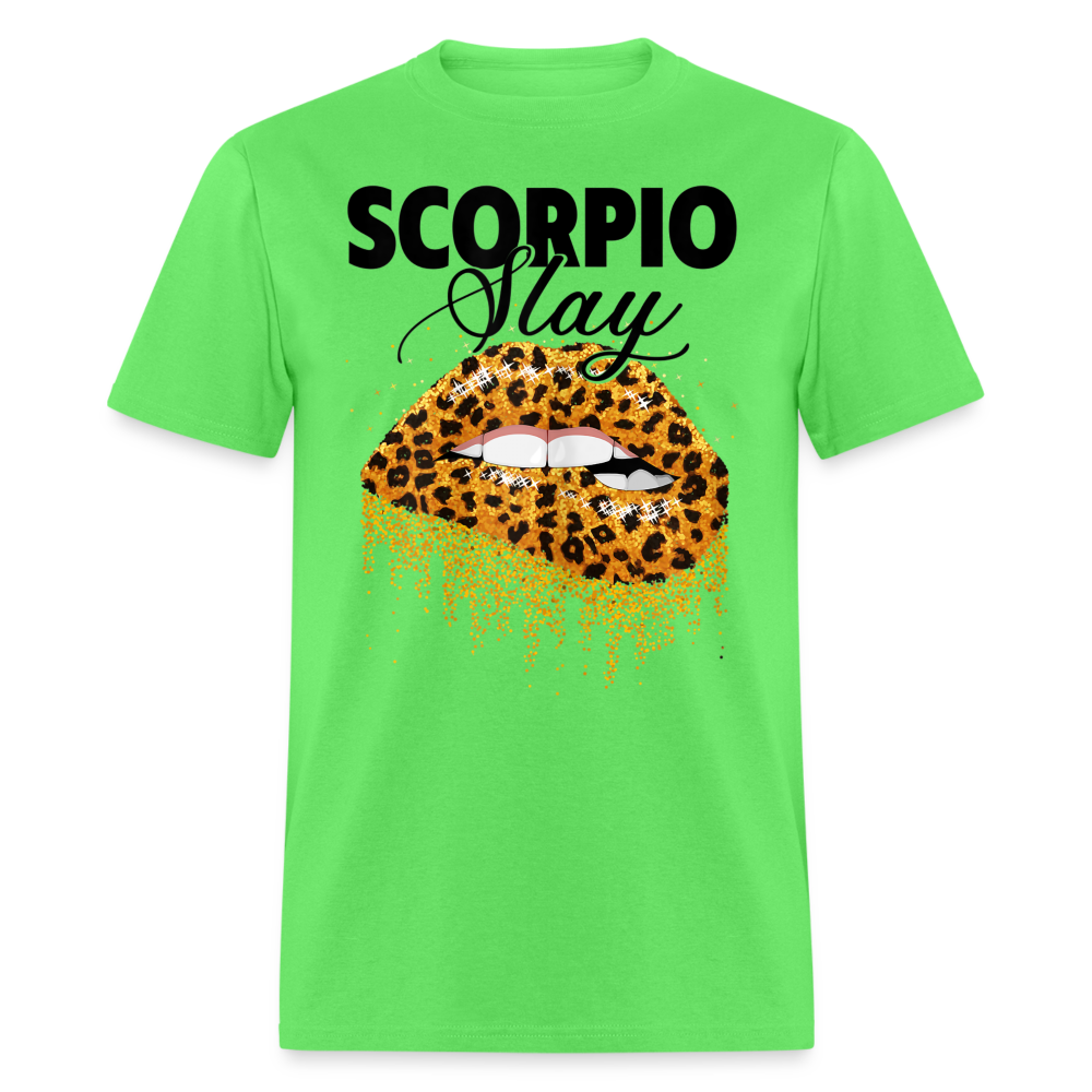 SCORPIO SLAY UNISEX SHIRT - kiwi