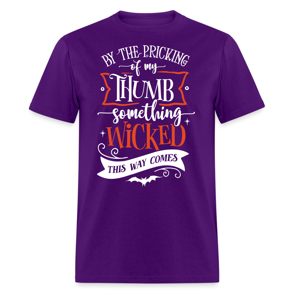 HALLOWEEN THUMB SHIRT - purple
