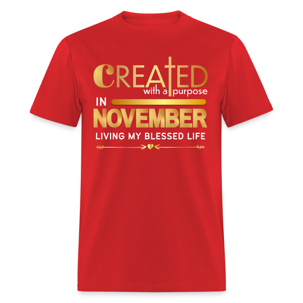 PURPOSE NOVEMBER SHIRT - red