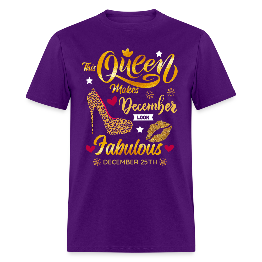 QUEEN FAB 25TH DECEMBER SHIRT - purple