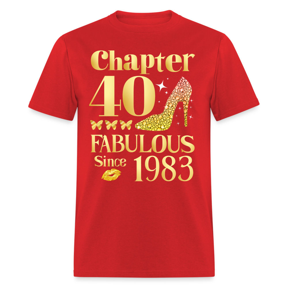 CHAPTER 40-1983 SHIRT - red