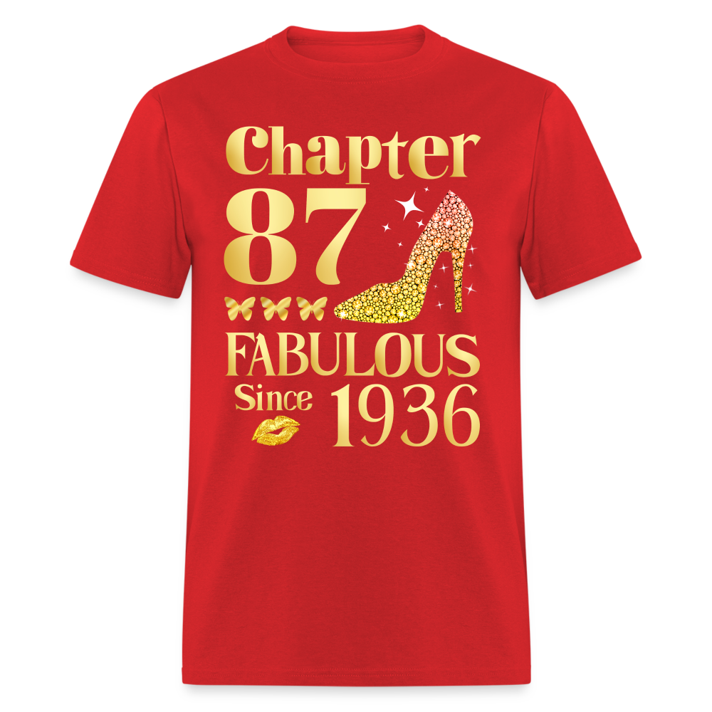 CHAPTER 87-1936 SHIRT - red