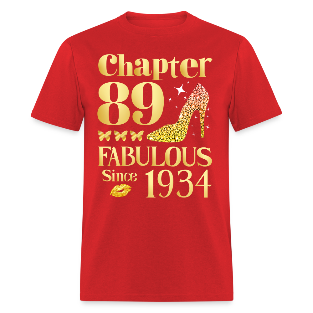 CHAPTER 89-1934 SHIRT - red