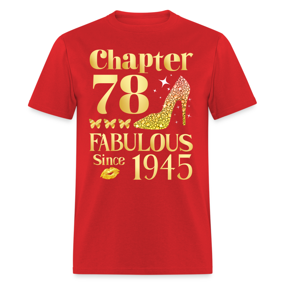 CHAPTER 78-1945 SHIRT - red