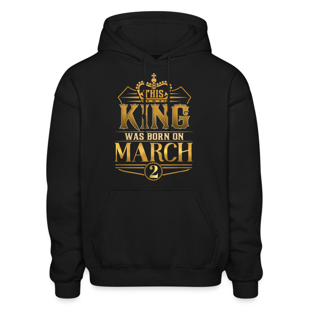 KING 2ND MARCH HOODIE - black