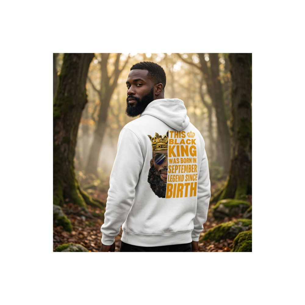 SEPTEMBER KING LEGEND BACK PRINT HOODIE