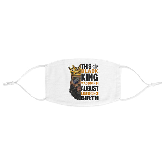AUGUST BLACK KING FACE MASK