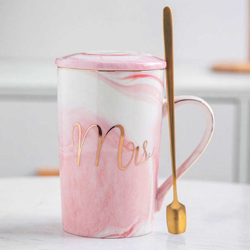 DESIGNER CERAMIC MARBLE PATTERN MUGS