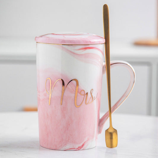 DESIGNER CERAMIC MARBLE PATTERN MUGS