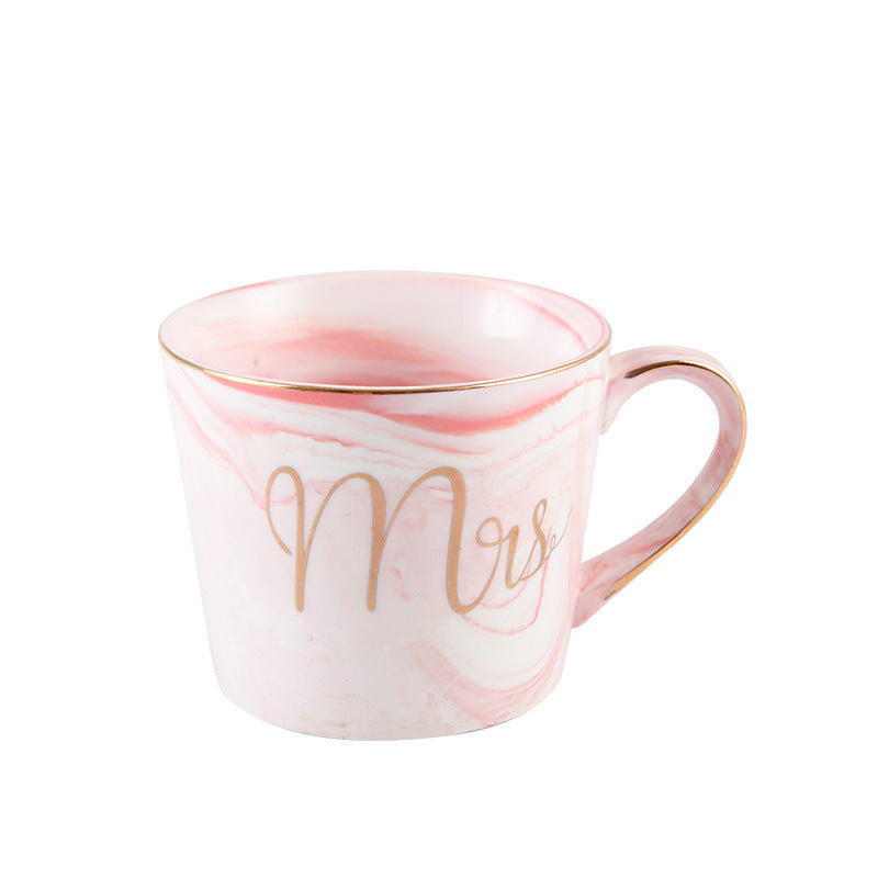 DESIGNER CERAMIC MARBLE PATTERN MUGS