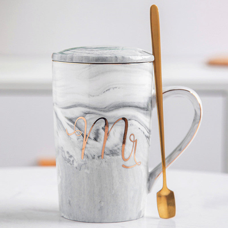 DESIGNER CERAMIC MARBLE PATTERN MUGS