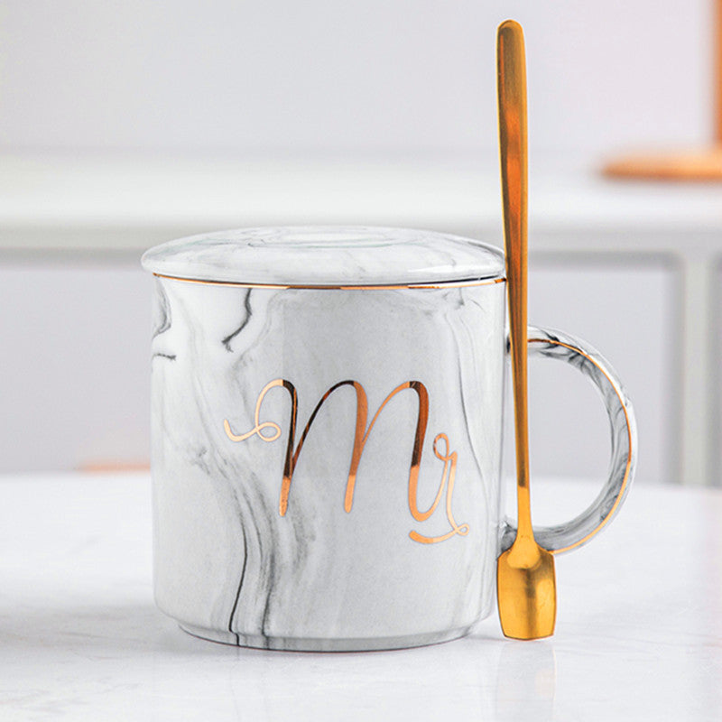 DESIGNER CERAMIC MARBLE PATTERN MUGS