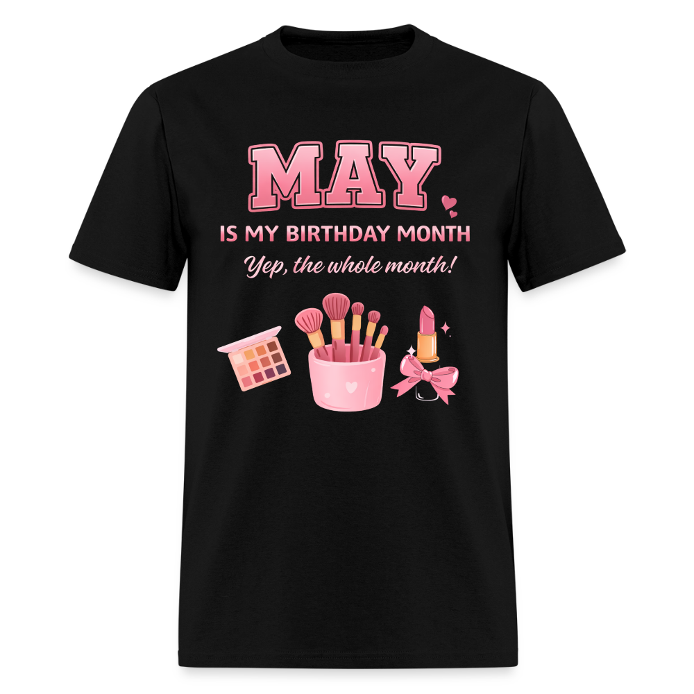 MAY MY BIRTHDAY MONTH - black